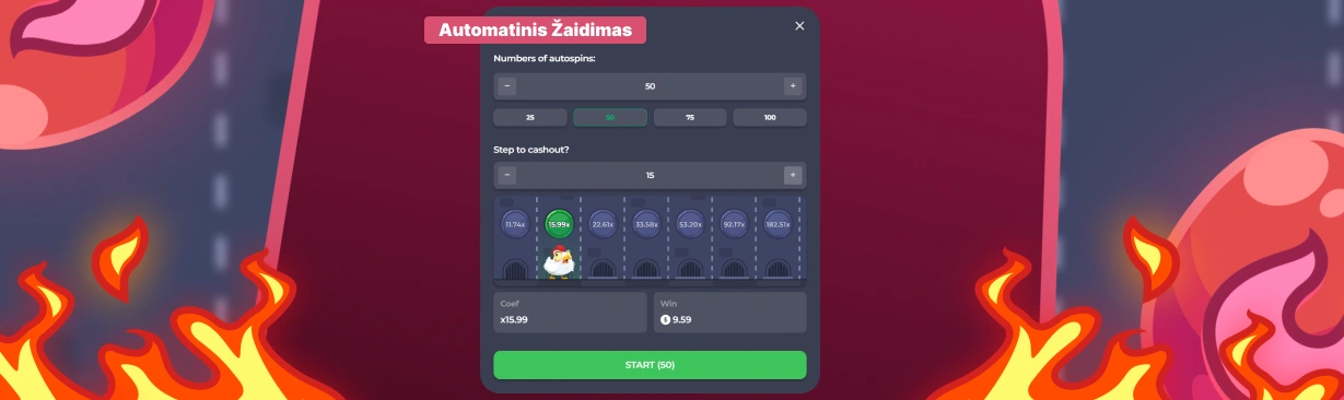 Automatinis Žaidimas Chicken Road.